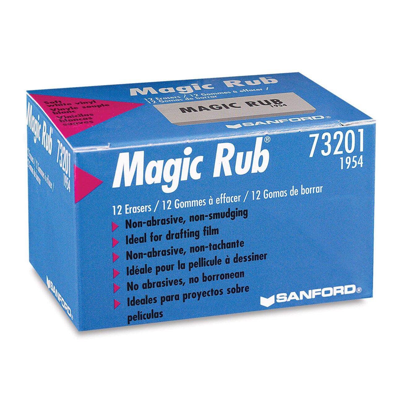 Prismacolor Magic Rub Eraser - Carded, Pack of 12
